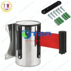 Bộ trụ chắn inox gắn tường dây đỏ cao cấp