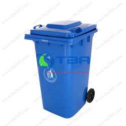 Thùng rác nhựa công nghiệp màu XANH DƯƠNG 240L