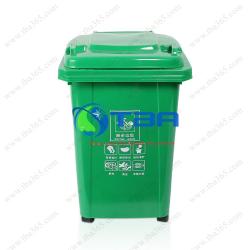 Thùng rác thu gom bằng nhựa 60L màu xanh lá