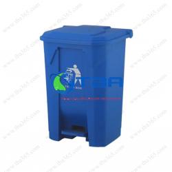Thùng rác nhựa cho gia đình kiểu đạp chân 45L màu xanh Da trời