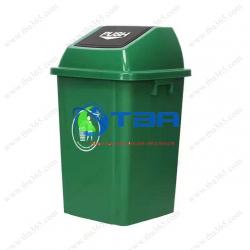 Thùng rác nhựa Á Châu mà xanh lá 100L cho khách sạn