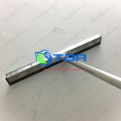 Cây gạt nước thân inox đầu gạt thép lưỡi cao su 40cm