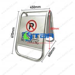Bảng thông báo đặt inox sàn kiểu chữ A cao cấp Á CHÂU