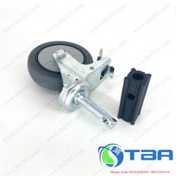 Phụ kiện bánh xe thay thế cho xe đẩy thức ăn inox 03 tầng cỡ Lớn