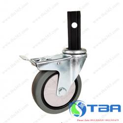 Bộ bánh xe có KHÓA thay thế cho xe đầy inox 03 tầng nhà hàng