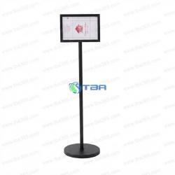 Bảng Menu inox A4 thông tin 2 mặt cao cấp Màu đen