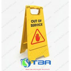 Bảng nhựa Á Châu nội dung cảnh báo TẠM NGƯNG PHỤC VỤ