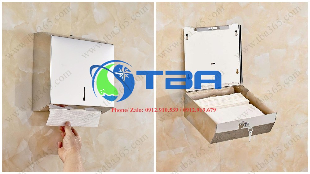 Giấy vệ sinh chữ nhật Á Châu dùng cho hộp khăn giấy inox