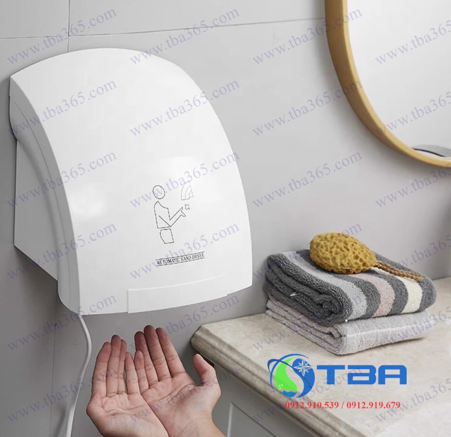 Máy sấy tay treo tường cao cấp dùng cho nhà tắm- vệ sinh