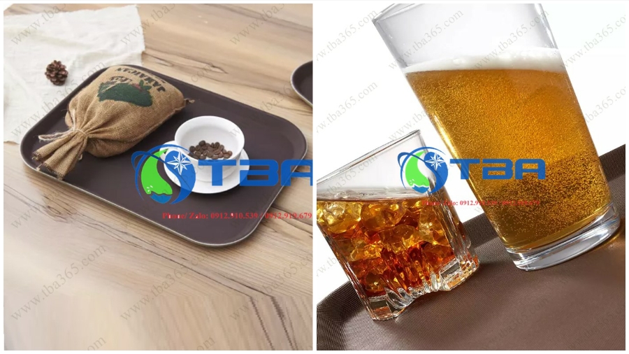 Khay chống trượt chữ nhật cao cấp Á Châu
