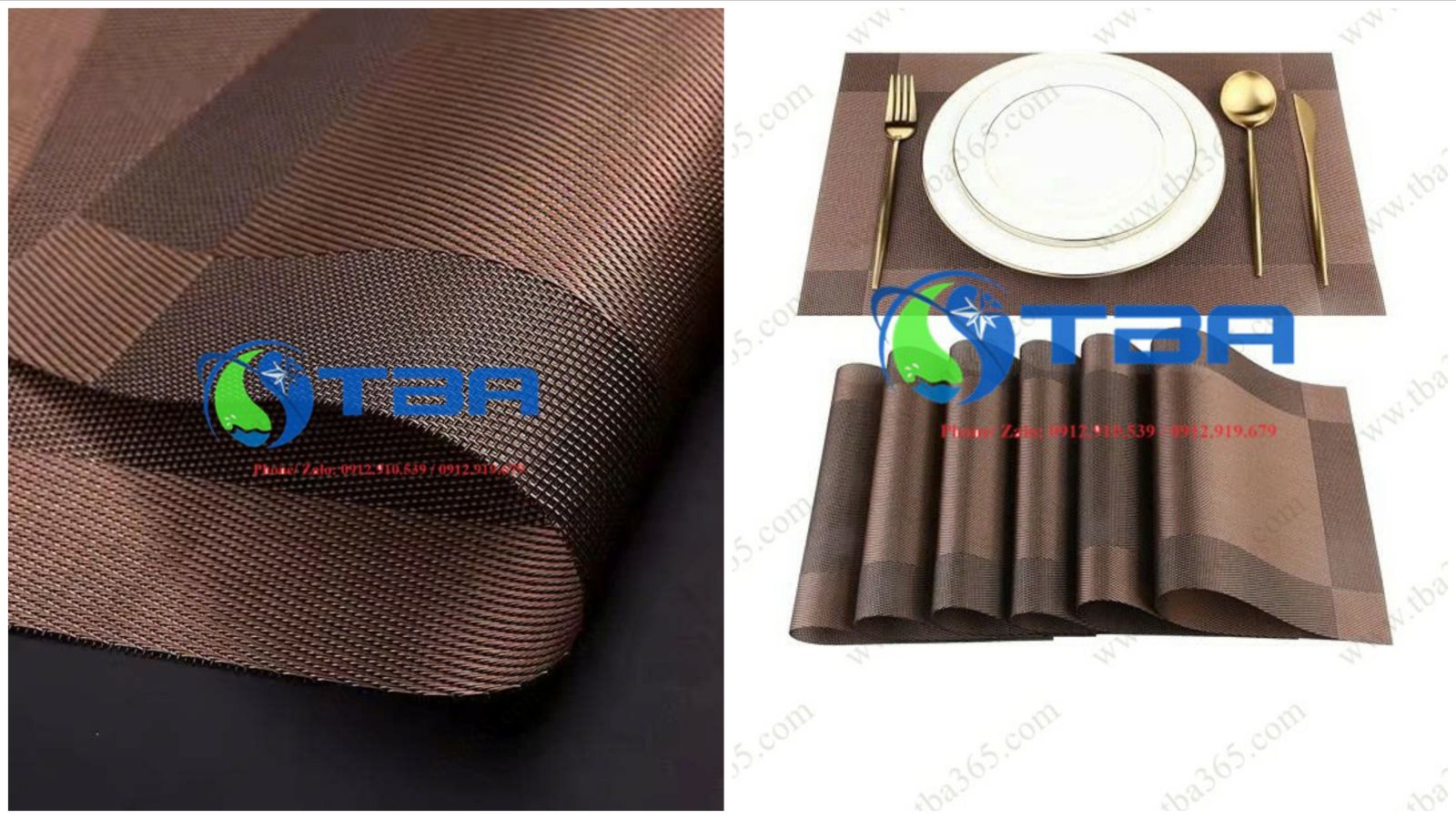 Tấm lót đĩa bàn ăn Á Châu chuyên dùng nhà hàng, khách sạn
