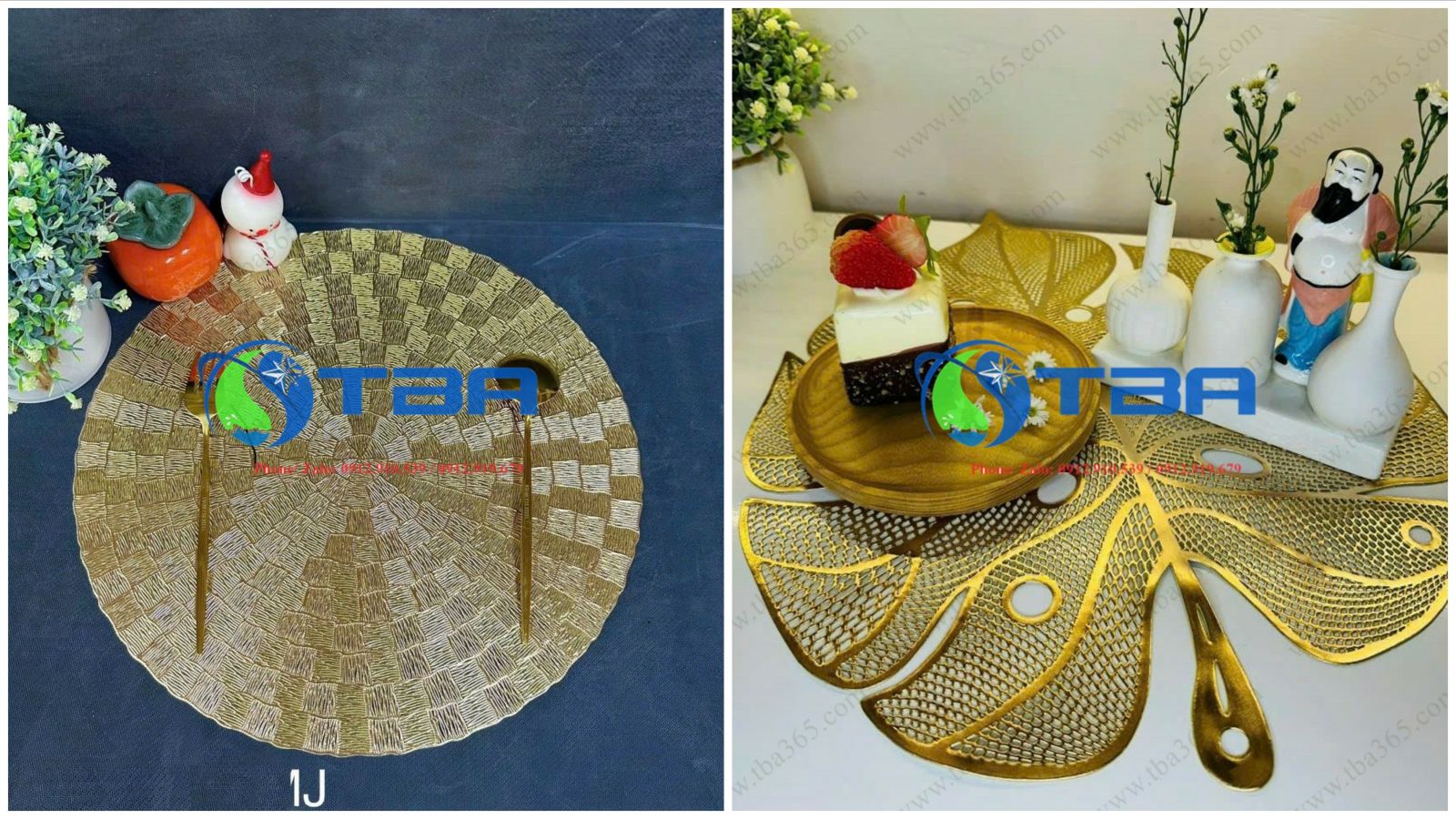 Tấm lót bàn ăn hoa văn cao cấp cho nhà hàng, gia đình, khách sạn