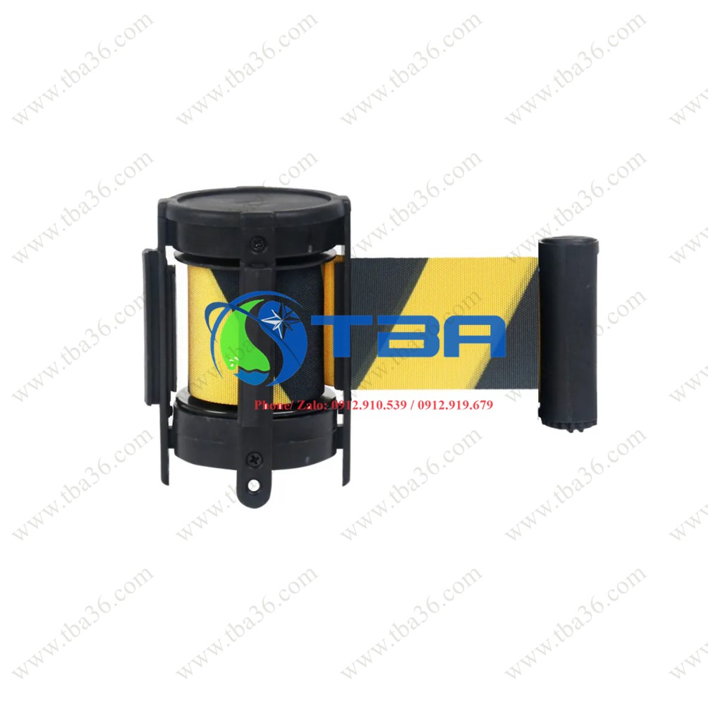 Đầu dây trụ chắn Phân làn Cảnh báo sọc ĐEN- VÀNG