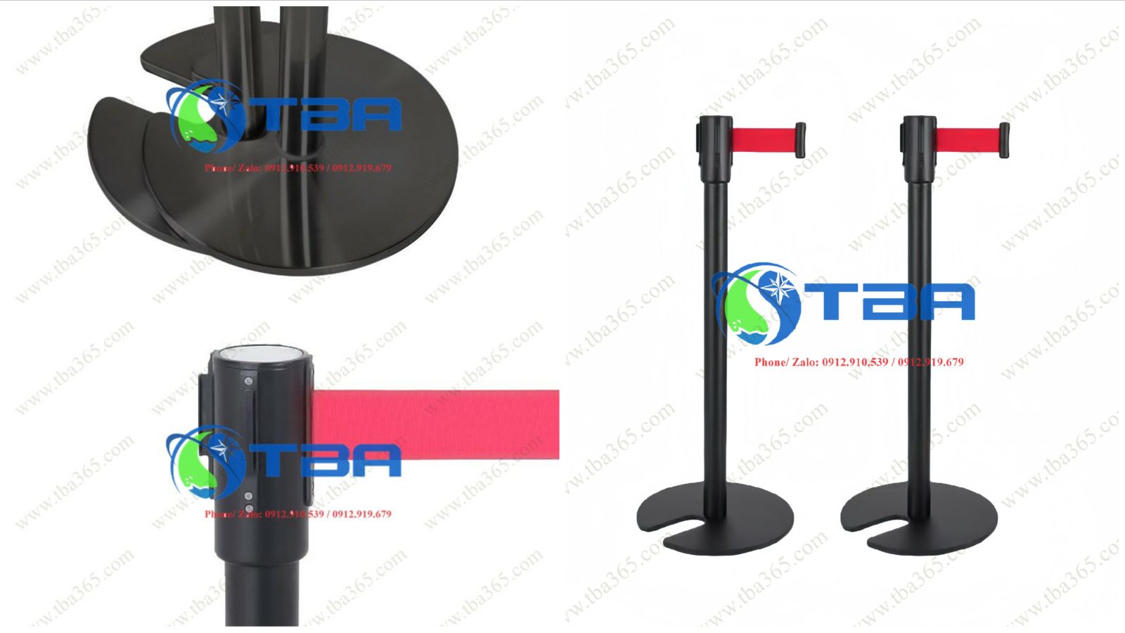 Tru chắn inox chữ U màu đen cao cấp Á CHÂU