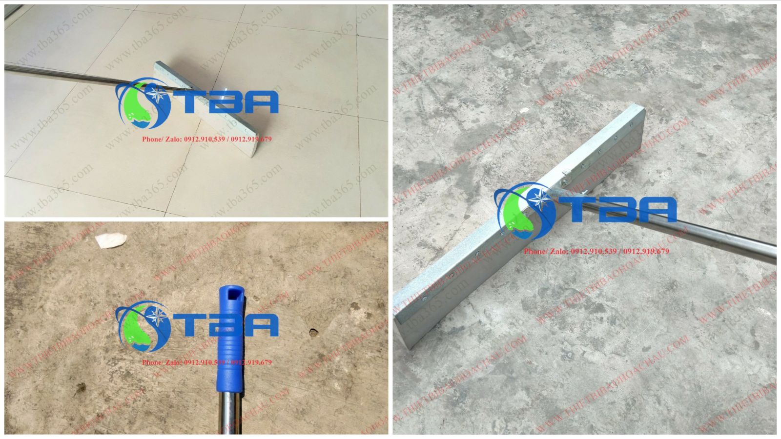 Cây gạt nước sàn công nghiệp đầu thép Tấm eva 45cm Á Châu