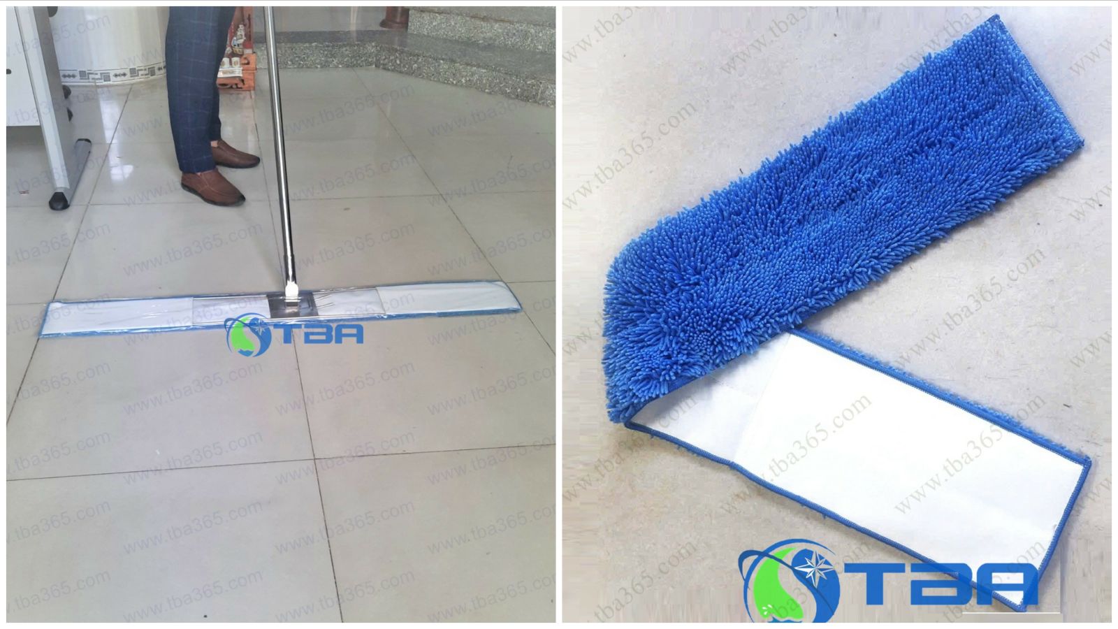 Tấm lau công nghiệp san hô 120cm siêu thấm hút Á Châu