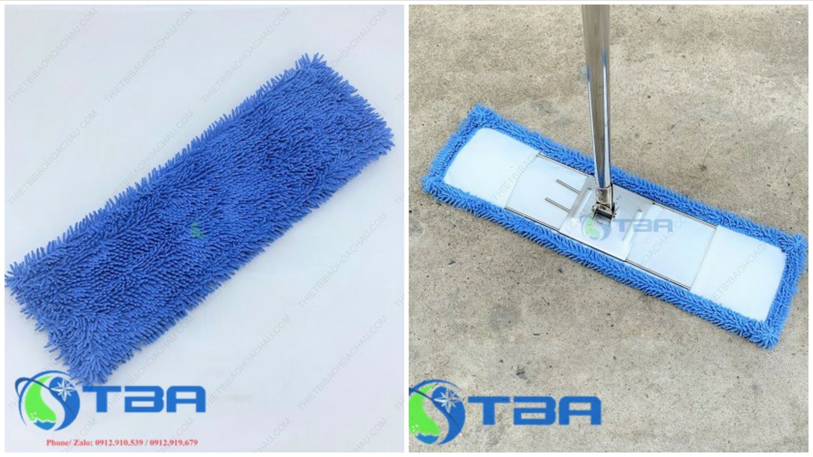 Tấm lau sàn thay thế 60cm sợi microfiber